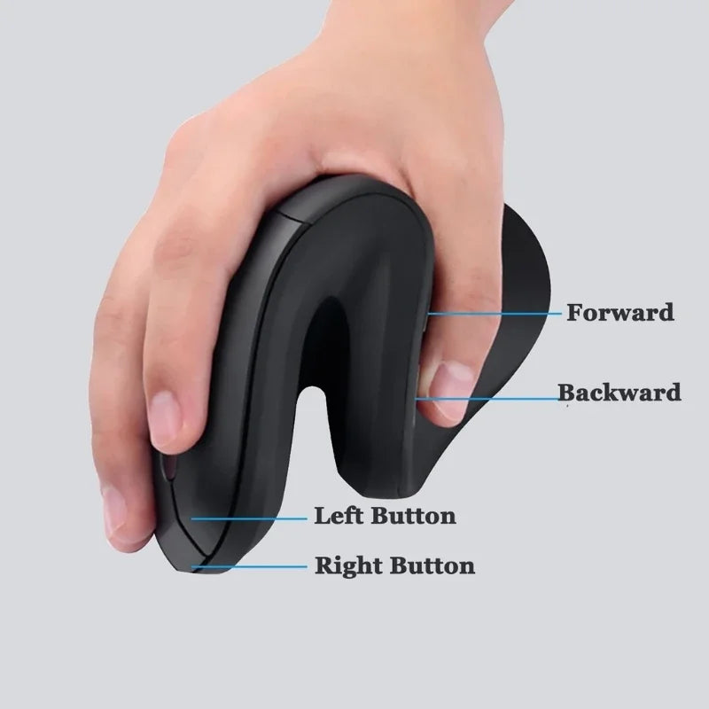 2.4GHz Wireless Ergonomic Mouse for Laptop PC Macbook Desktop C...